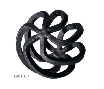 Koule točená 70 x 70 mm, čtyřhran 6 x 6 mm