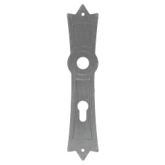 Štít s děrami 260x52mm, rozteč 90mm, otvor na kliku 20mm