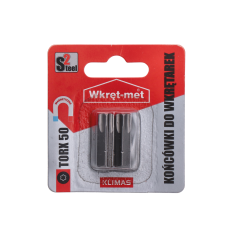 2 dílny blister bitů TX-50, délka 25mm