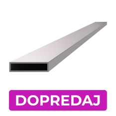 DOPRODEJ profil 40 x 10 x 1,5 x 5000 mm, broušená AISI 304
