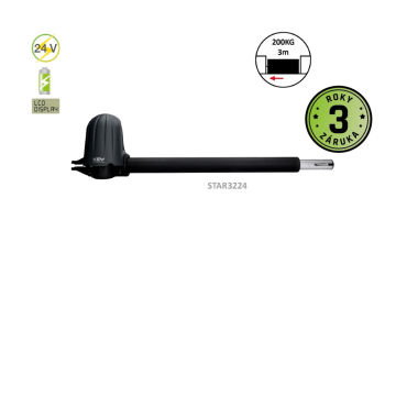 900STAR3224 samostatný pohon (POZOR BEZ ENCODERA) pro křídlovou bránu do 2m / křídlo, STAR3224KR-L (levý)