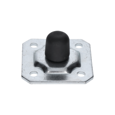 Nastavitelný doraz posuvných vrat, plotna 100x100mm, pozinkovaný