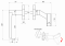 Klika (pravá) + koule oválná (pevná), vyhnutá včetně dolní rozety, balení: 1ks klika (pravá), 1ks koule oválná, 2ks dolní oválná rozeta, broušená nerez AISI304