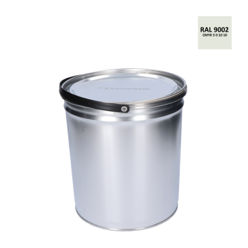 Barva antikorozní polomatná na zinek 5 kg šedo-bílá