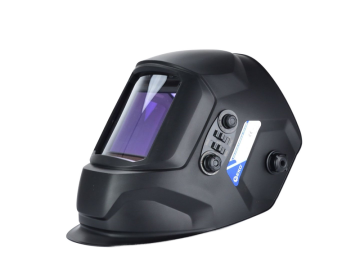 Samostmívací svářecí helma s velkým průzorem, černá