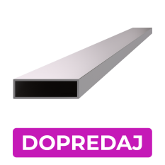 DOPRODEJ profil 50 x 15 x 1,5 x 2000 mm, broušená AISI 304