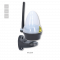 Bílý výstražný LED maják s anténou, 12/24/230 V, AC/DC, držák pro boční úchyt, rozměr ø76 x 125, svítivost 739 lux (nevhodný k řídicí jednotce CT-102)