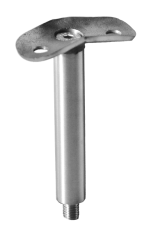 Držák madla (45° úhel) na trubku ø 42,4 mm (78 mm / závit M8), nerez broušená K320 / AISI304