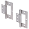 Nerezové panty 2ks, 100x70x2.0mm,max. nosnost: 60 kg, broušená nerez K320 /AISI304