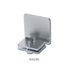 Pozinkovaná záslepka pro C-profil 80x80x5 mm samonosné brány