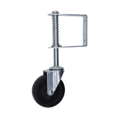 Vodící kolečko 4` pro křídlovou bránu, s pružinou, nosnost 70KG