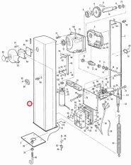 PMD0001R06.4610 skříň oranžová pro WIL4 bez dvířek - jen v kitu PRWL04