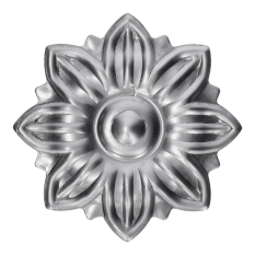 DO VYPRODÁNÍ ZÁSOB - Květ plechový ø 90 mm, tl. 1,5 mm