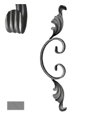 Céčko KC003 s listy 1261, 320 x 80 mm, 12 x 6 mm