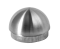 Ukončení - zátka na trubku ø 42,4 mm (plný materiál), broušená nerez K320 / AISI304