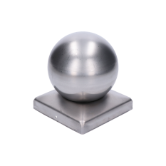 Stříška na sloupek-kulatá Základna 60 x 60 mm, koule 60 mm