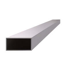 Profil uzavřený 50x25x1.5mm, cena za 1ks (4m), broušená nerez K320 /AISI304