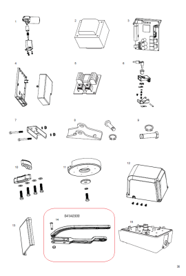 041A0300 hliníkové tažné rameno AA250EV