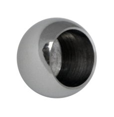 Koule koncová ø 20 mm na trubku ø 14 mm (otvor ø 14,2 mm), leštěná nerez / AISI304