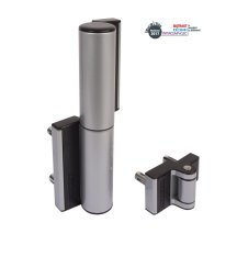 Záves so zabudovaným zatváračom pre brány do 75 kg/1,1 m, SILV