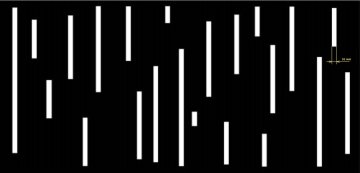 Designová kovová výplň, laserem vypálený vzor 8211, rozměr 1000x2000x2,0 mm +/- 0,5%, výška výpalku 34 mm, bez povrchové úpravy, perforace 14%