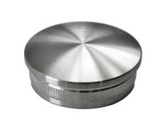 Ukončení na trubku ø 42.4mm, broušená nerez K320 / AISI304