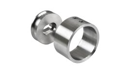 Kotvení boční na madlo ø 42,4 mm, broušená nerez AISI 304