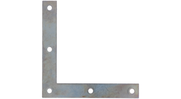 Rohovník 100x100x15mm, 2,0mm pozink, počet 4,5mm dier-5ks