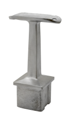 Držák madla pevný na trubku ø 42.4mm (66x82mm), broušená nerez K320 / AISI304