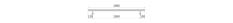 Madlo ø 42.4mm, L-1500mm, broušená nerez AISI316
