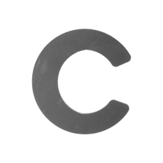Domovní písmeno c, 120x80 mm hladké, bez povrchové úpravy