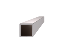 Profil 10 x 10 x 1 x 6000 mm, broušená nerez AISI 304