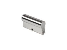 LOCINOX® slepá cylindrická vložka EURO 54mm, niklová, šroub M5x65mm