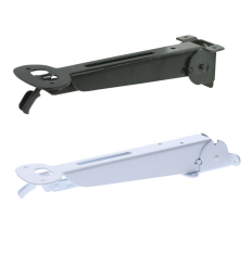 Sklápěcí konzola s blokováním, L=285 mm, nosnost 30 kg/pár, povrchový nátěr bíla nebo černá barva