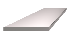 Plochá tyč 60 x 5 x 6000 mm, broušená nerez AISI 304