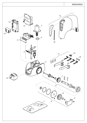 999ALBE011C00 kit převodovky pro SU4024