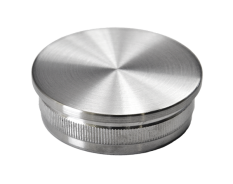 Ukončení - zátka na trubku ø 42,4 mm, broušená nerez K320 / AISI316