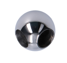 Koule rohová ø 25mm na trubku ø 12mm, leštěná nerez /AISI304