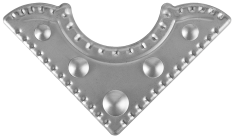 Ornament plechový 175x175 mm, 1 mm