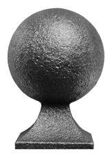 Koule ozdobná L-72 mm, podstavec 40 x 40 mm, plná