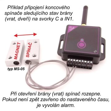 GSM klíč/GSM relé iQGSM-R2 s alarmem, počet uživatelů 6/20 - Počet uživatelů: 20