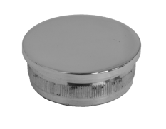 Ukončení - zátka na trubku ø 42,4 mm, leštěná nerez / AISI304