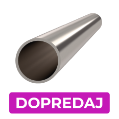 DOPRODEJ trubka ø 33,7 x 2 x 1000 mm, broušená AISI 304