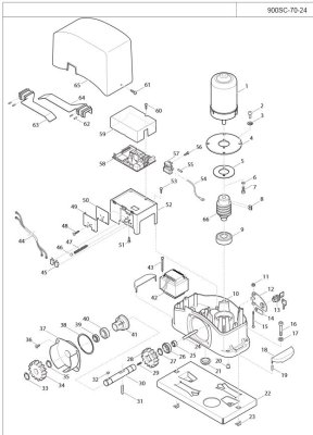 570RUEL003A00 ozubené kolo převodovky - plastové