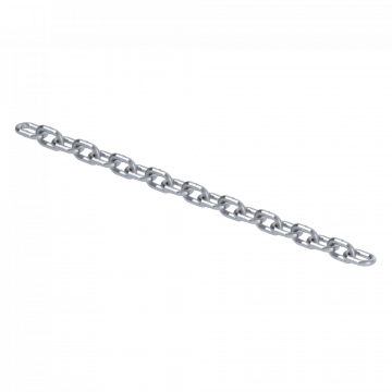 Řetěz ø5 mm, oko 30 x 20 mm, pozinkovaný, podle DIN 5865A