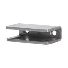 Držák police pro sklo 8-10mm, obsahuje gumovou podložku na šroubu M8x6, broušená nerez K320/AISI 304