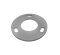Kotvící plotna (ø 80mm) na trubku ø 42.4mm, bez povrchové úpravy /AISI304