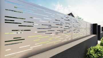 Designová výplň, laserem vypálený vzor 8312, AL plech rozměr 1000x2000x3,0 mm, bez povrchové úpravy, perforace 16%