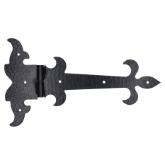 Pánt ozdobný 350x200, tloušťka 3 mm, černá farba, levý