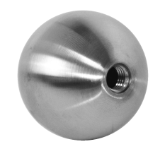 Koule dutá se závitem M8 / ø 40mm, broušená nerez K320 / AISI304